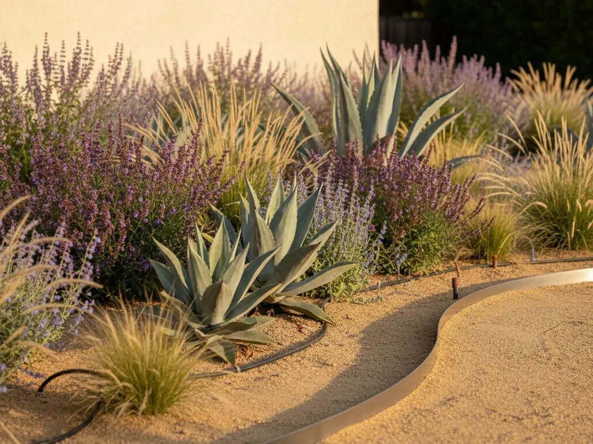Drought Design detail work by a skilled San Diego County landscaper
