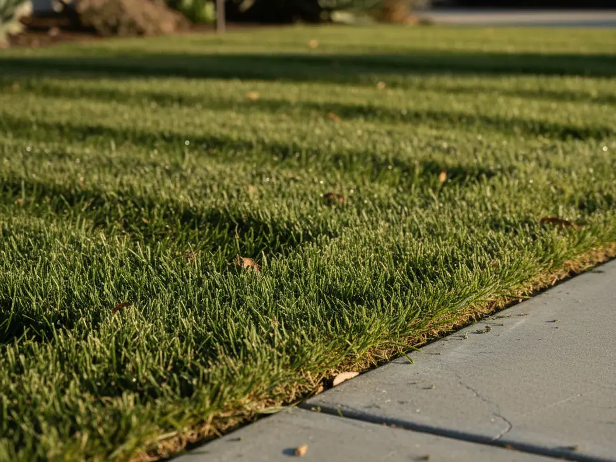 Lawn Care detail work by a skilled San Diego County landscaper