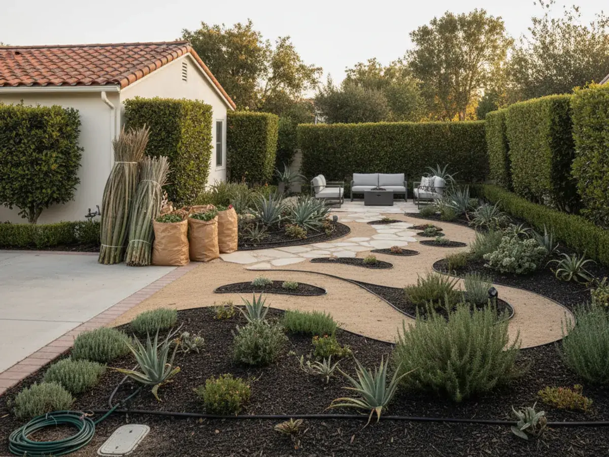 Seasonal detail work by a skilled San Diego County landscaper