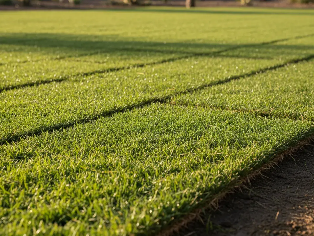 Sod Install detail work by a skilled San Diego County landscaper